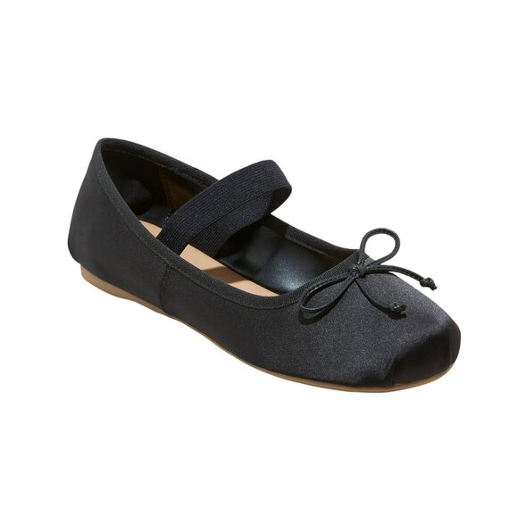 NWT Wild Fable Tisha Ballet Flats with Memory Foam Insole 88348368 Black 11M - Picture 1 of 9